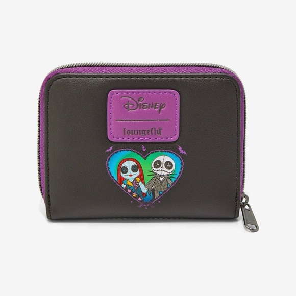 Loungefly Disney Nightmare Before Christmas Jack and Sally wallet - Picture 3 of 8